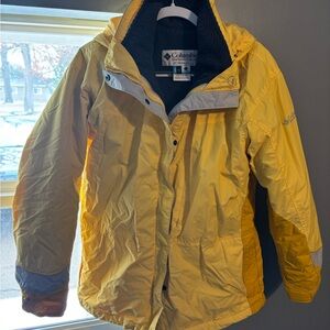 Columbia Women’s Yellow Waterproof Jacket